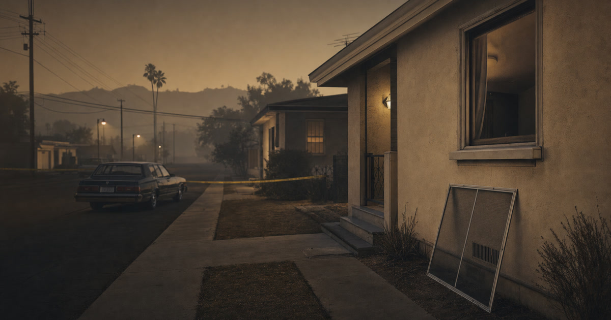 Social crop of a 1985 Los Angeles investigation scene